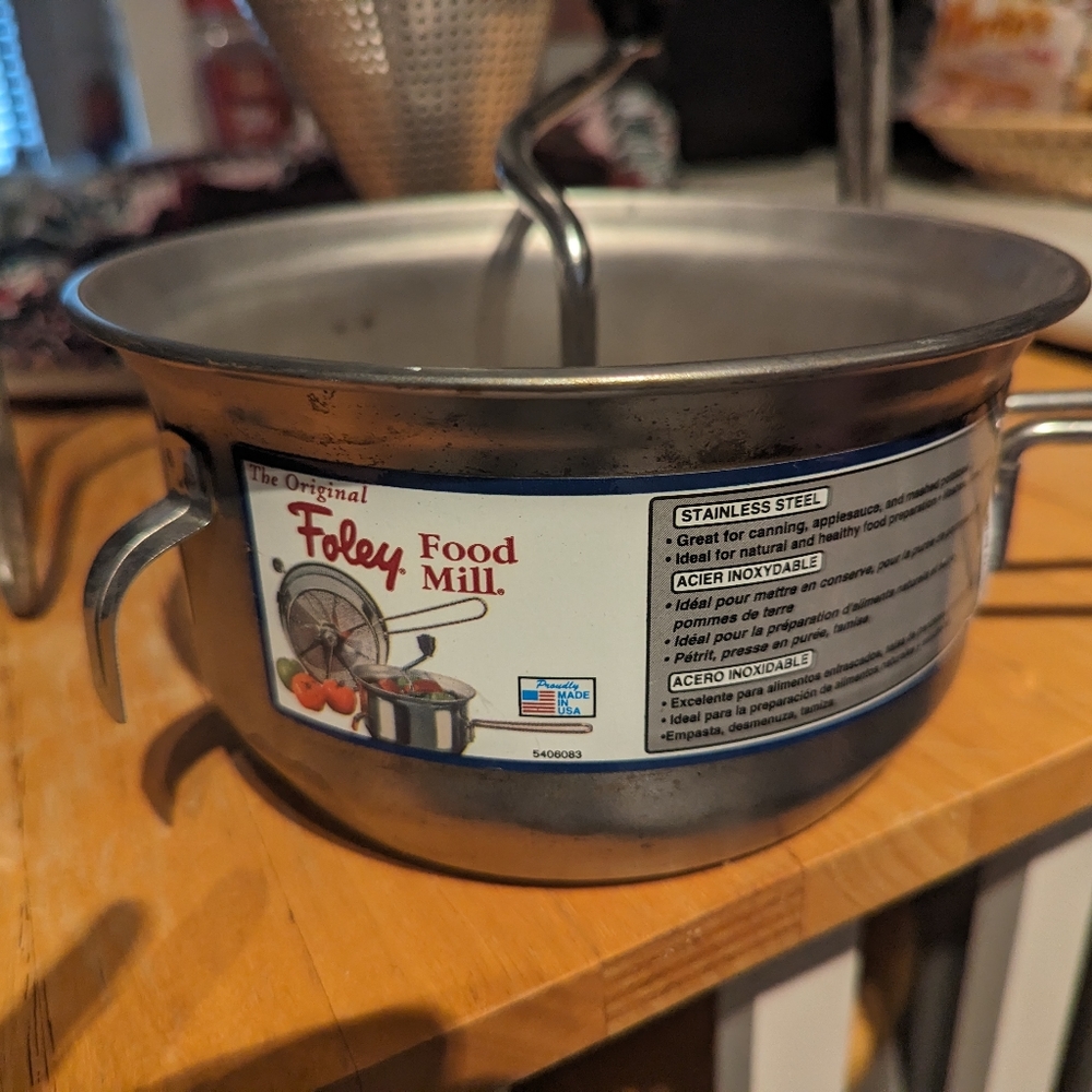 Foley food mill